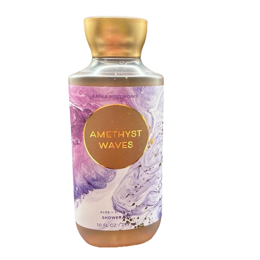 Bath & Body Works Amethyst Waves Moisturizing Body Wash Shower Gel 10 oz Berries